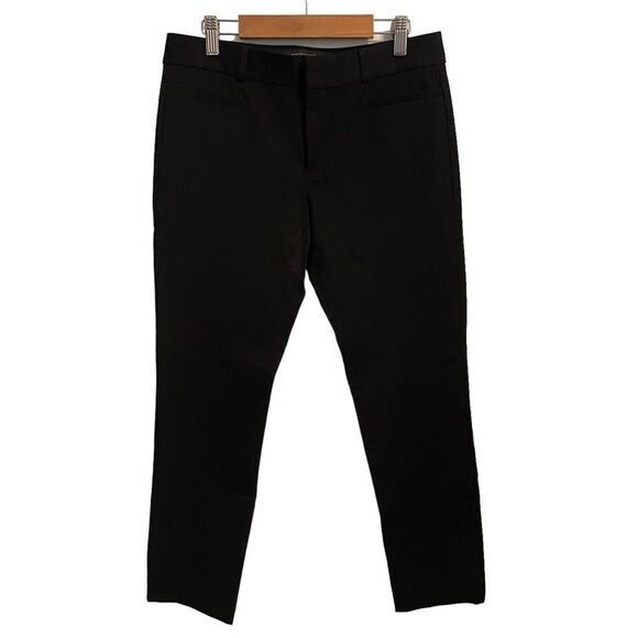 Banana Republic Factory Black Sloan Fit Ankle Pants Size 4 - Picture 1 of 6
